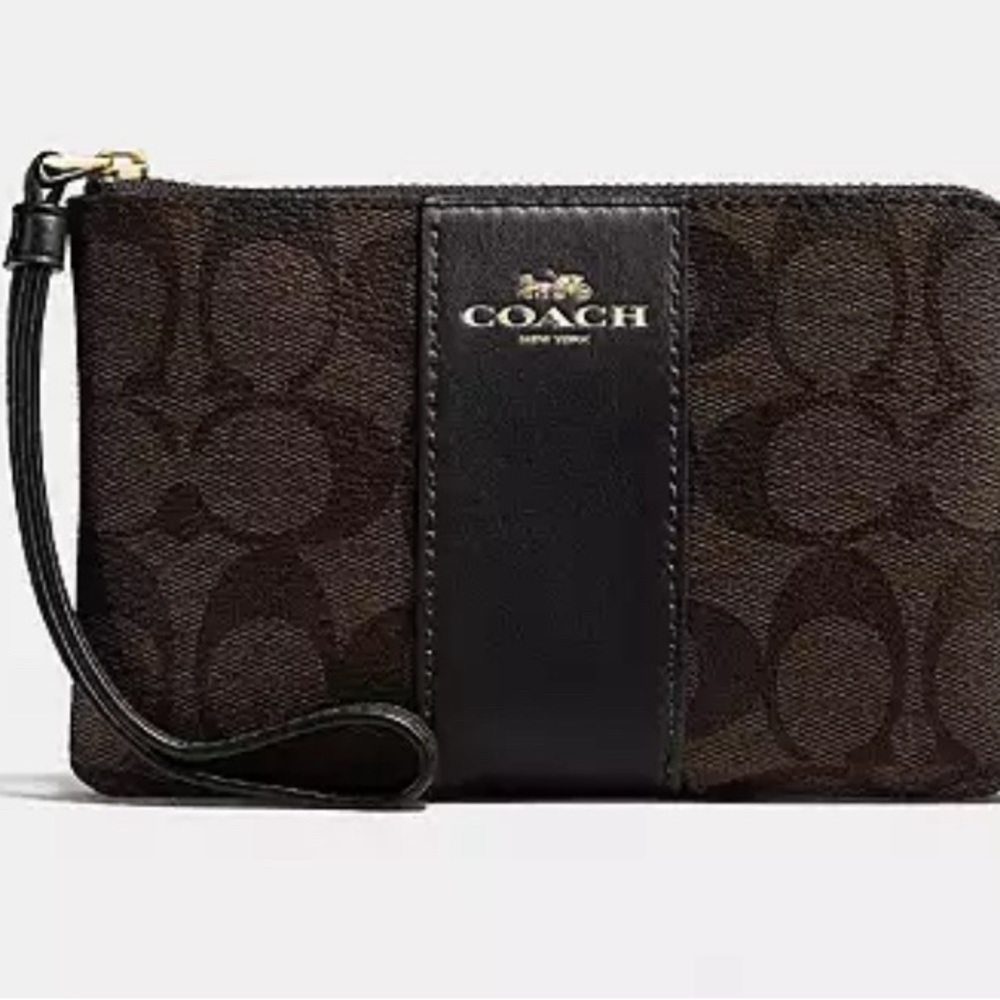 NWT COACH ZIP WRISTLET Wallet